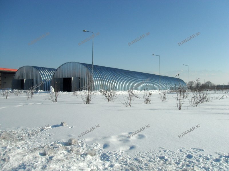 Бескаркасный ангар